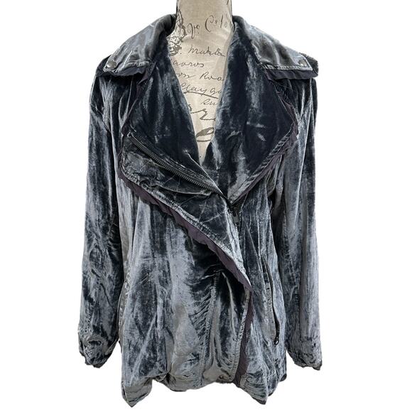 NWT Free People House Party Velvet
Moto Jacket - Picture 2 of 9